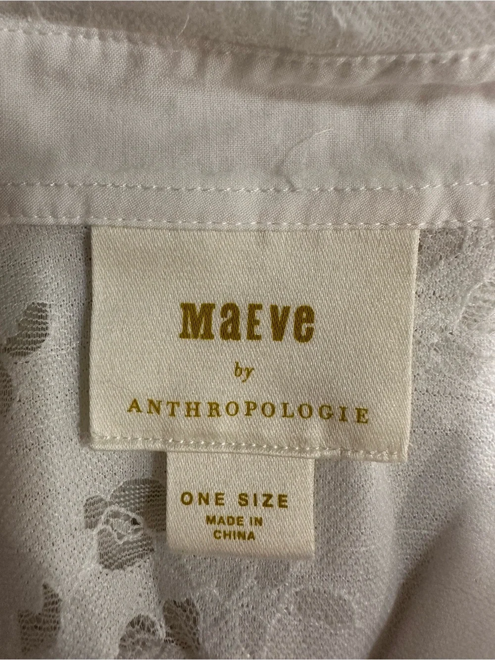 Anthropologie Maeve Cropped Lace Shrug OZ